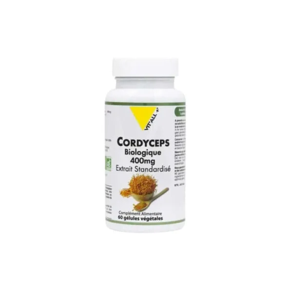 VITALL+ CORDYCEPS BIOLOGIQUE 400 MG 60 GELULES