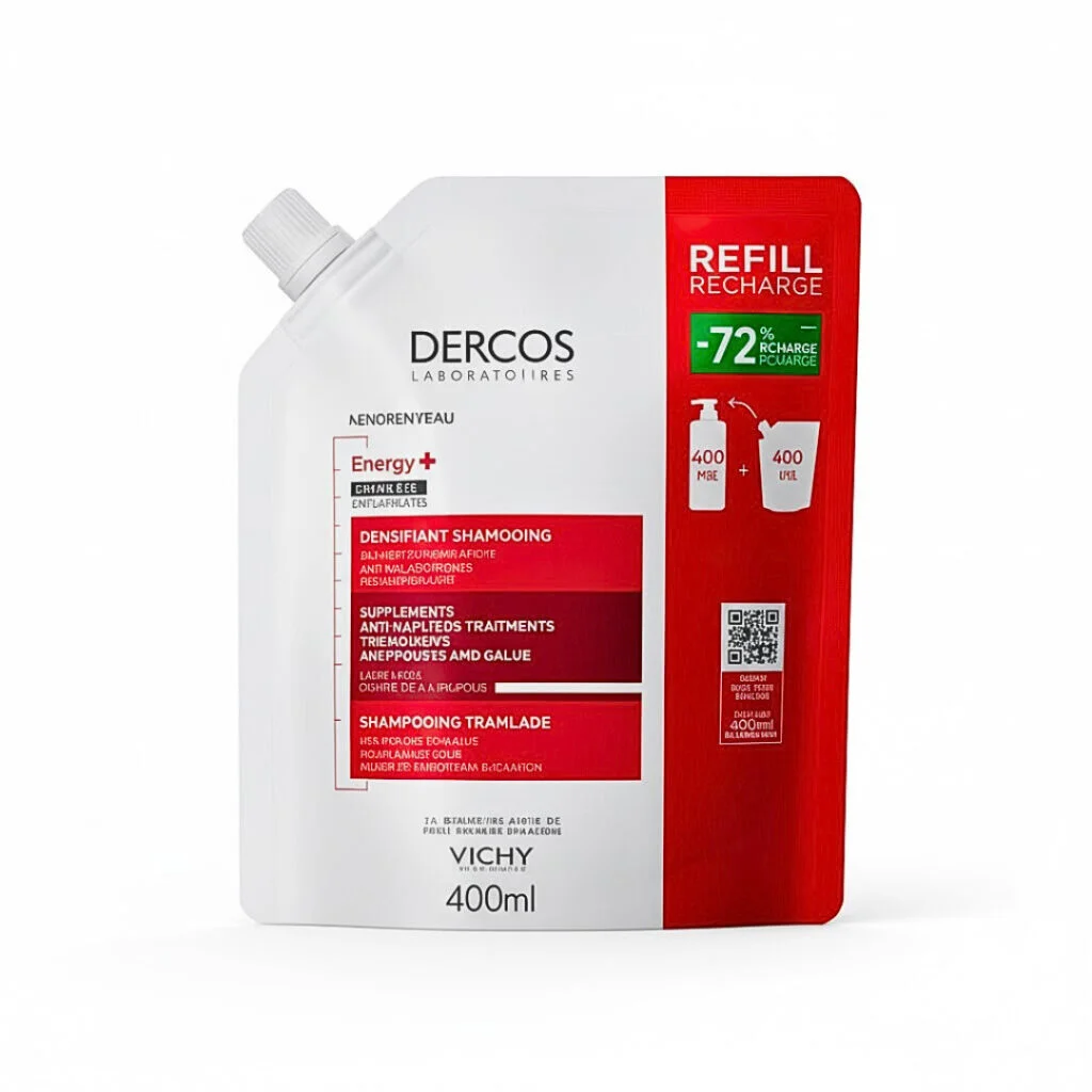 Dercos-Shamp-Energisant-Refill-Recharge-400ml.jpg Vichy Dercos Shampoing Energisant+ Refill Recharge 400ml