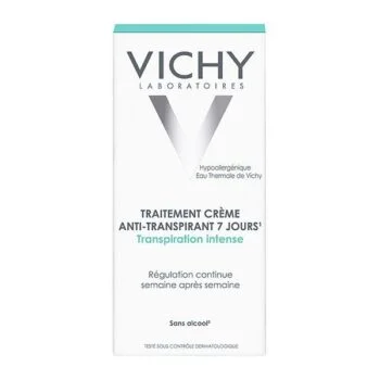 Vichy Dermo-Tolérance Traitement Crème Anti-Transpirant 7 Jours Tous Types de Peaux | 30ml