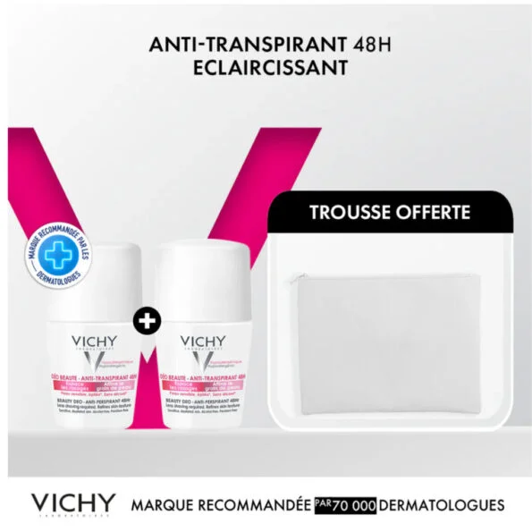 Vichy Deodorant Eclaircissant 2x50ml Trousse