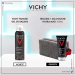 Vichy Homme Gel de rassage 150ml+hydra mag C 100ml Trousse