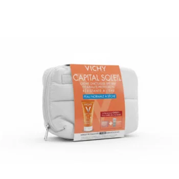 Vichy Capital Soleil Creme Octueuse spf50+ 50ml Peaux Normales à sèches Trousse