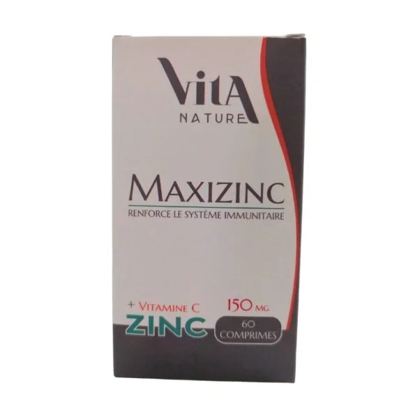 Vita Nature Maxizinc 150mg 60 Comprimes