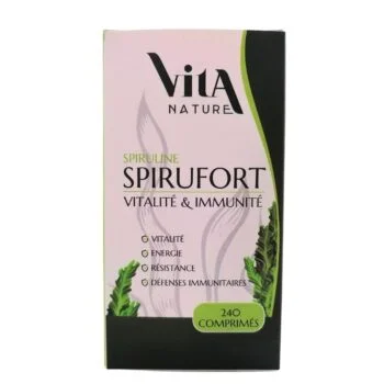 Vita Nature Spiruline Spirufort 240 Comprimes