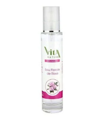 Vita Nature Eau Florale de Rose en Plastique 120ml