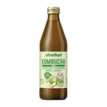 VOELKEL KOMBUCHA GINGEMBRE CITRON 330ML