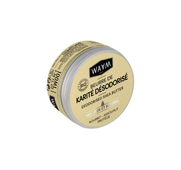 WAAM Beurre de Karité Désodorisé certifiée BIO 100ml