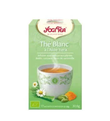 YOGI TEA THE BLANC ALOE VERA 17 X 2G