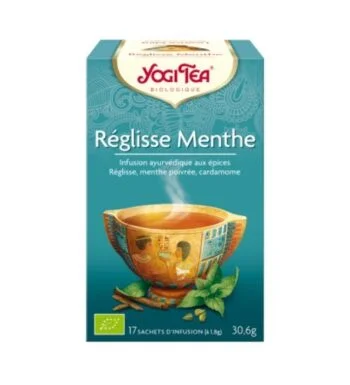 YOGI TEA REGLISSE MENTHE 17 X 2G