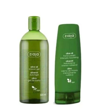 ZIAJA PACK GEL DOUCHE OLIVE CREME MAINS
