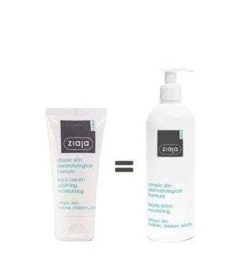 Ziaja med Atopic Creme 50ml + Emulsion Hydratante 400ml