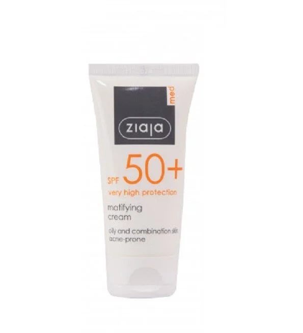 ziaja-creme-solaire-matifiante-peaux-mixtes-a-grasses-50ml.jpg Ziaja med Crème Solaire Matifiante Visage SPF 50+ 50ml