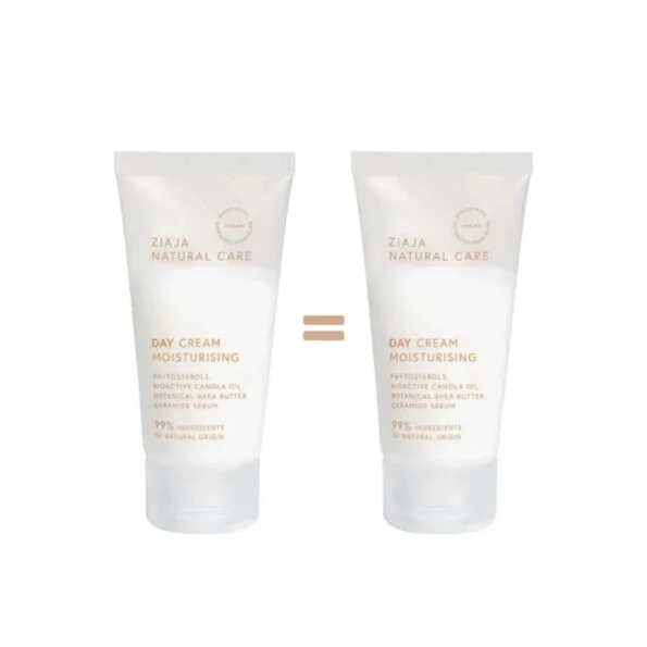 Ziaja Natural Care Creme Hydratante de Jour 2x50ml Pack
