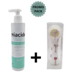 Niacide Dermo-Nettoyant 200ml+Brosse Gommage