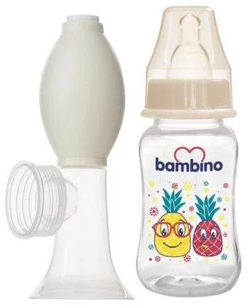 Bambino tire lait avec biberon T002