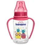 Bambino biberon naturel avec poigne +0m 150ml Ref T065