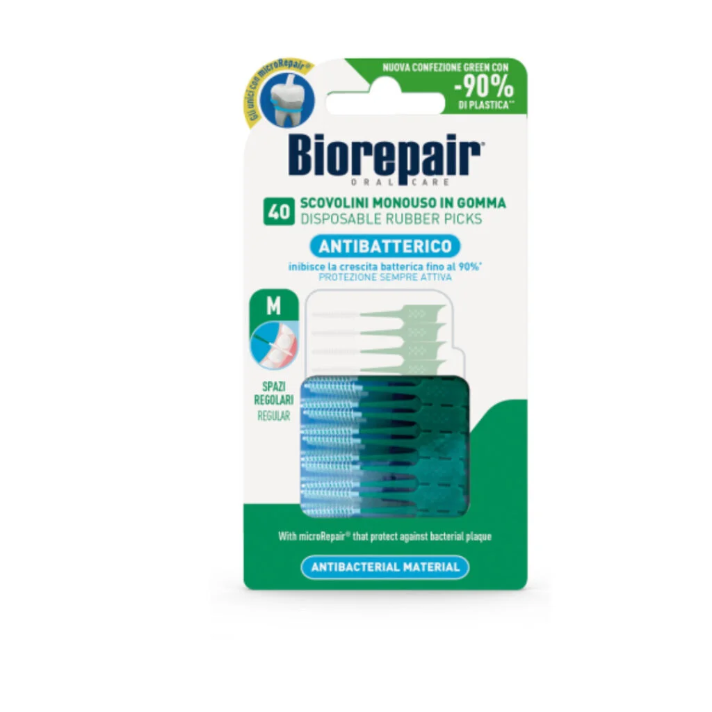 Biorepair-Brossettes-Interdentaires-meduim-40-Pieces-1.jpg Biorepair Brossettes Interdentaires Jetable Medium 40 Pieces