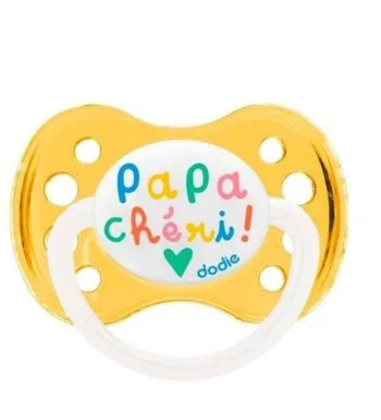 DODIE Sucette Anatomique Silicone +6 Mois Papa Chéri A15