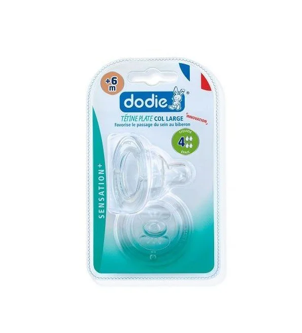 3700763501567.jpg DODIE TETINE PLATE SENSATION+ ANTI COLIQUE D4 +6M LIQUIDE EPAIS X2