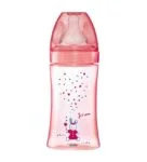DODIE BIBERON INITIATION+ 270ML ROSE LICORNE 0-6 M TÊTE RONDE 3 VIT D2