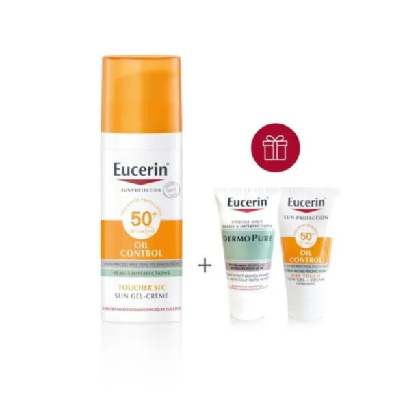 Eucerin Ecran Huile Control 50ml+ Avec Miniatures Offertes