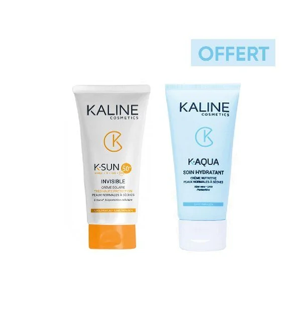 Kaline Ecran Invisible 50ml + k.aqua soin hydratant pack
