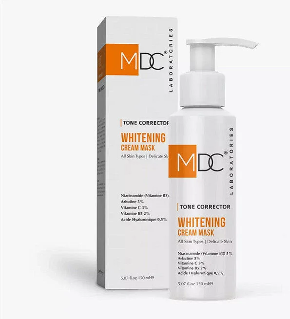mdc-whitening-mask-1.jpg MDC Tone Corrector Whitening Cream Mask 150 ml