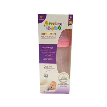 Notre Bebe Biberon Wide Neck +3m 240ml