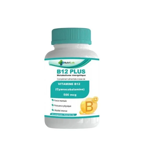 Nutrilab-B12-plus-60cmp-1.jpg Nutrilab B12 Plus 60 Comprimes