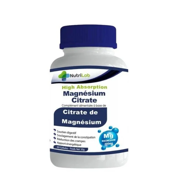 Nutrilab-magnesium-cirate-300mg-60gel-1.jpg Nutrilab Magnesium Cirate 300mg 60 Gelules