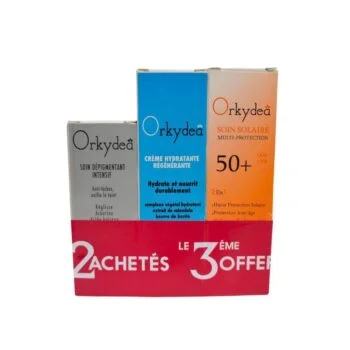 Orkydea Ecran Solaire + Creme Hydratantsoin + Soin depigmentant