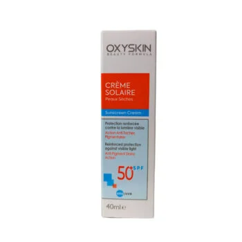 Oxyskin Ecran solaire Peaux Seches spf50+ 40ml