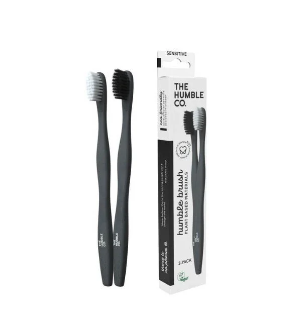 HUMBLE BROSSE A DENTS ADULTE A BASE DE PLANTES X2