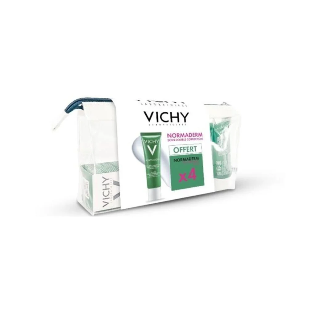 Vh-Normaderm-Fluide-double-correction-30ml4-Gel-purifiant-15ml-Trouss.jpg Vichy Normaderm Fluide DoubleCorrection 30ml+4 Gel Purifiant 15ml Trousse
