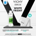 Vichy Dercos Shampoing Traitant Anti-Pelliculaire Cheveux Normaux à Gras | 200ml = Serviette Offerte