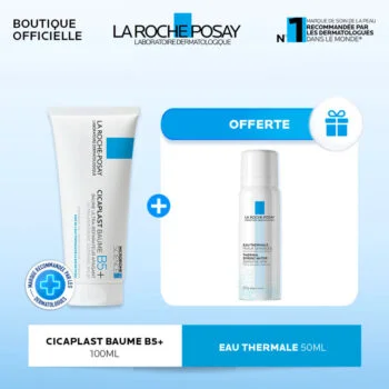 La Roche-Posay Cicaplast Baume Cicatrisant B5+ Peau Fragilisée | 100ml = Eau Thermale 50ml Offerte