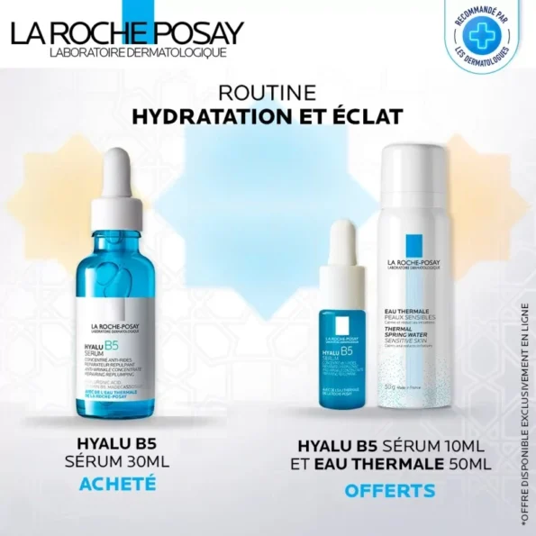 La Roche-Posay Hyalu B5 30ml + Hyalu b5 10ml + Eau Thermale Offerts