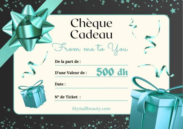 Chèque Cadeau 500dh